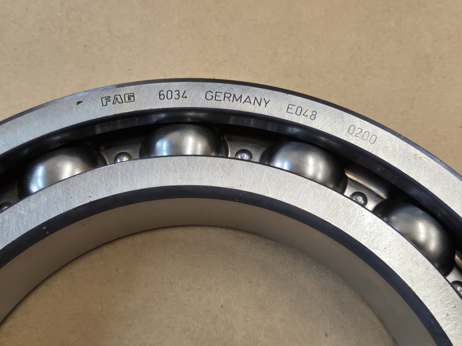 FAG 6034 E048 200 Deep Groove Ball Bearing 170mm Bore 260mm OD