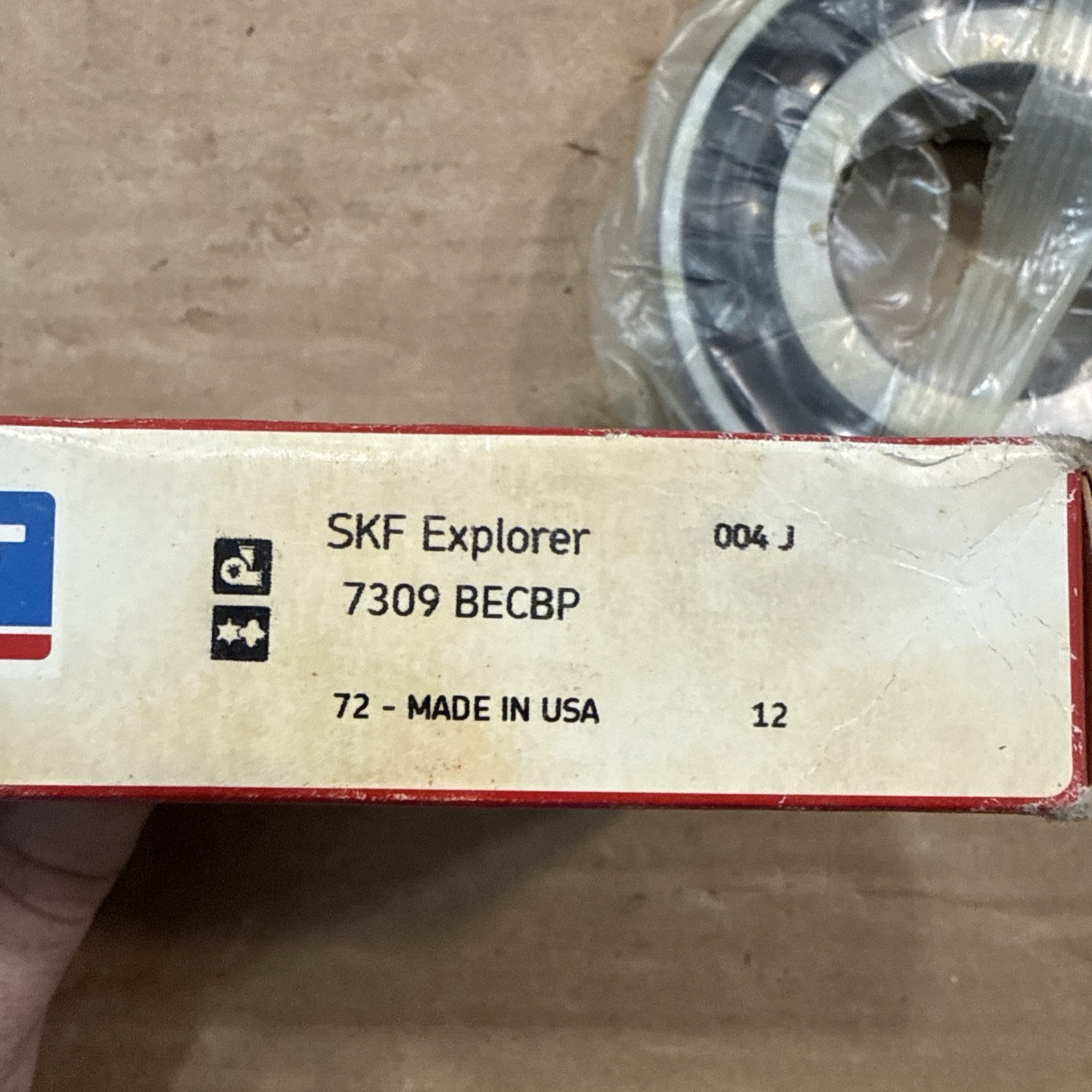 SKF 7309 BECBP Angular Contact Ball Bearing 100mm OD 45mm Bore 25mm W NEW