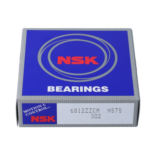 6812ZZCM NSK 60 x 78 x 10 mm DEEP GR. BALL SINGLE ROW