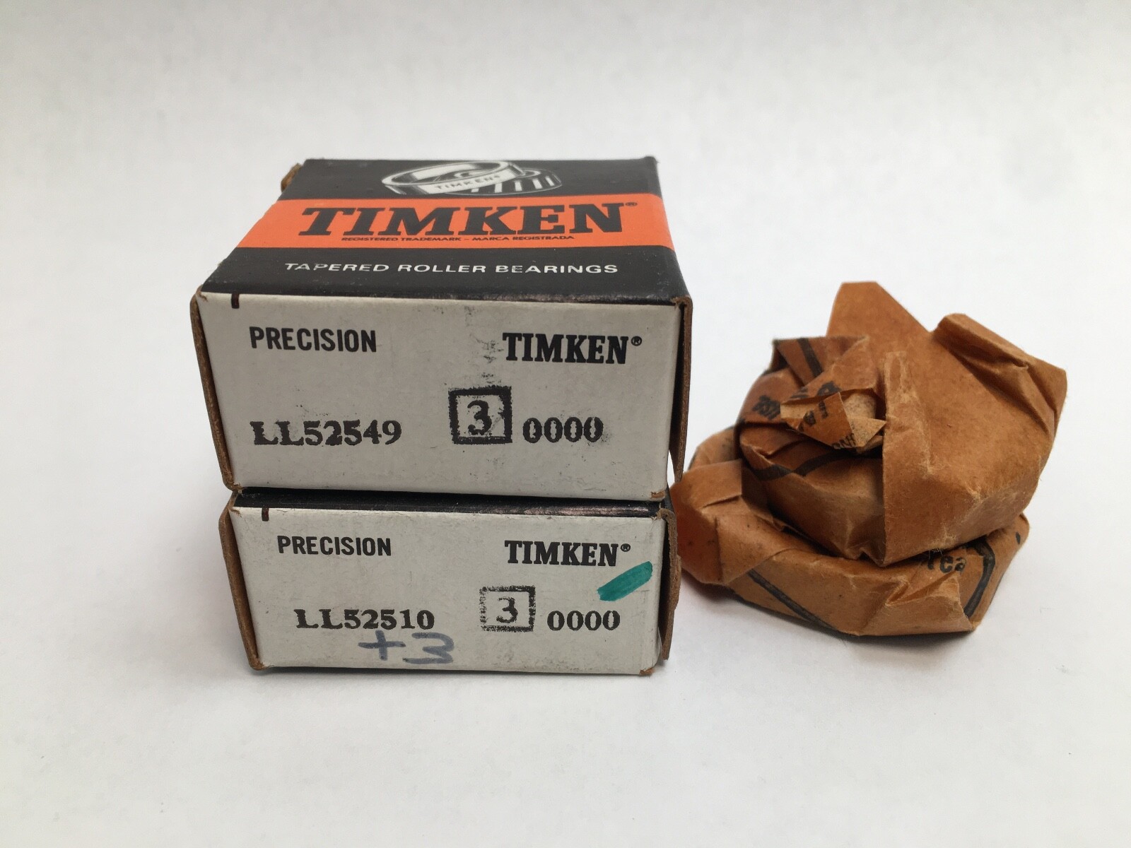 Timken LL52549-3/LL52510-3 Taper Bearing Cone&Cup 7/8″ ID 1-21/32″ OD *3 USA