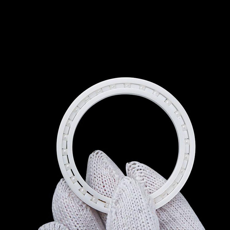 Zirconia All Ceramic Bearing Thin Wall with PTFE Retainer Non-Magnetic Insulated