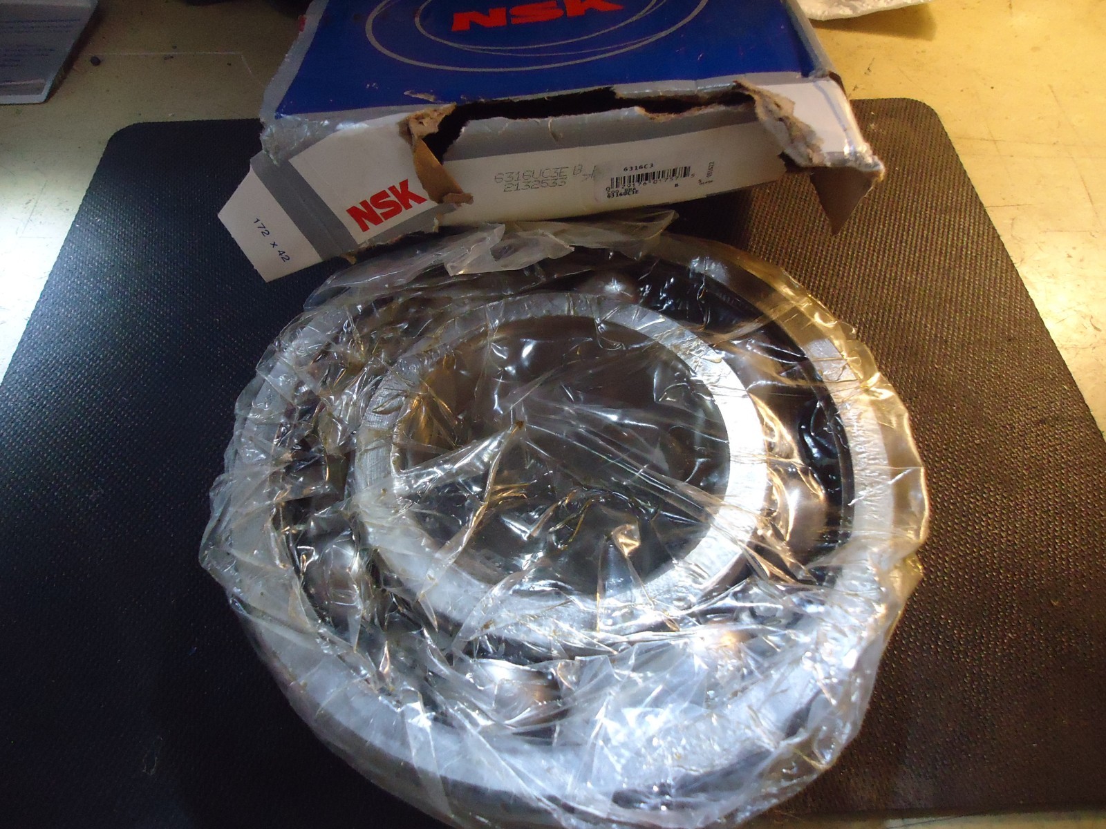 NSK 6316 UC3EB RADIAL DEEP GROOVE BALL BEARING