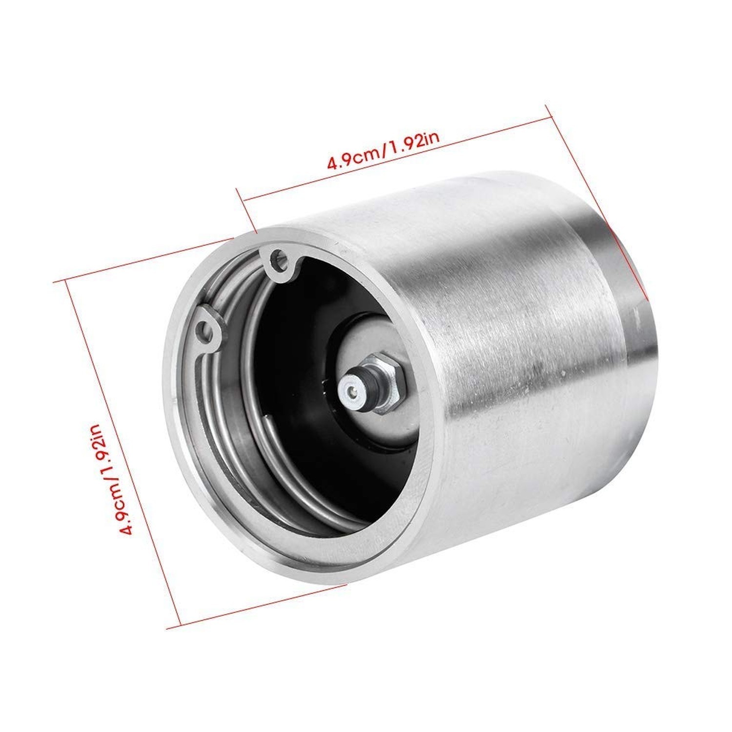 Trailer Bearing Buddies, 4Pcs Stainless Steel Wheel Hub Bearing Buddies Cente…