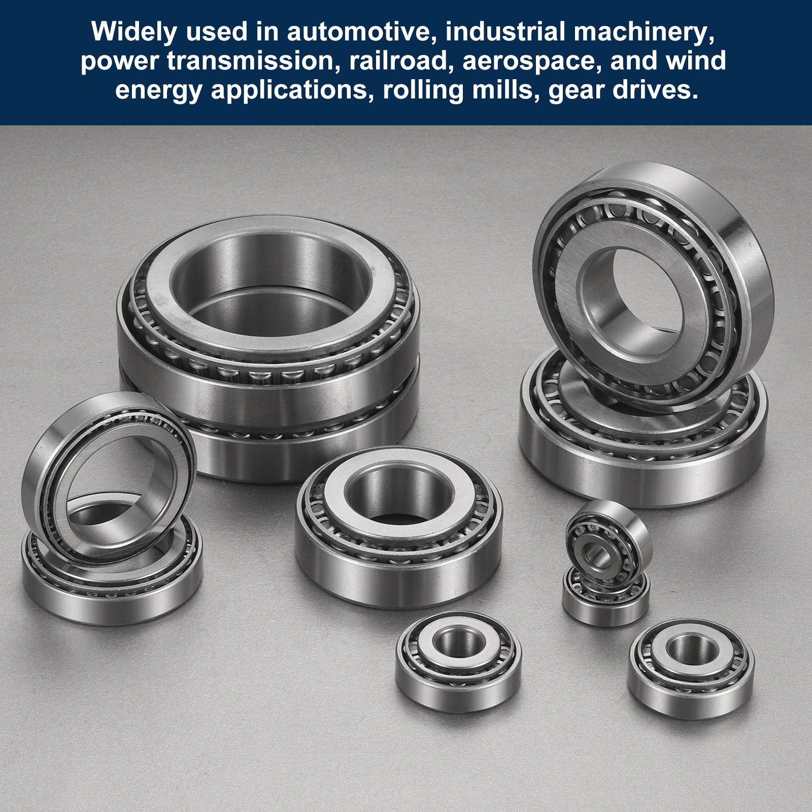 2Set 32912 Tapered Roller Bearing Cone and Cup with Gloves, 60mm Bore x 85mm OD