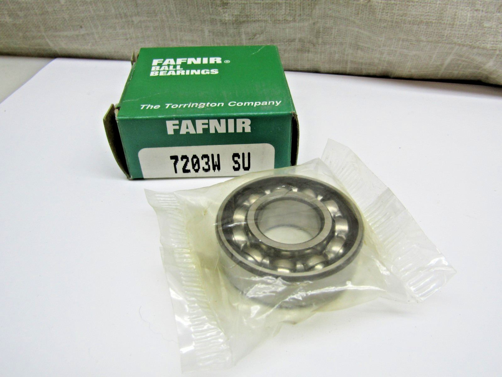 Fafnir Timken 7203W SU 17mm X 40mm X 12mm Angular Contact Bearing