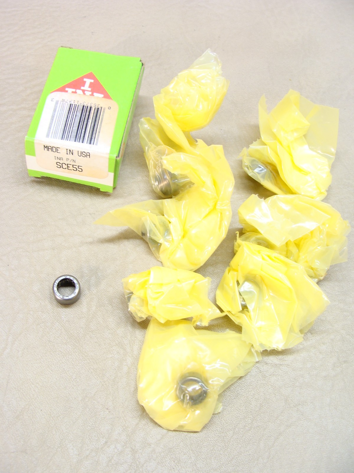 NEW lot of 8 INA SCE55 needle roller bearing made in USA