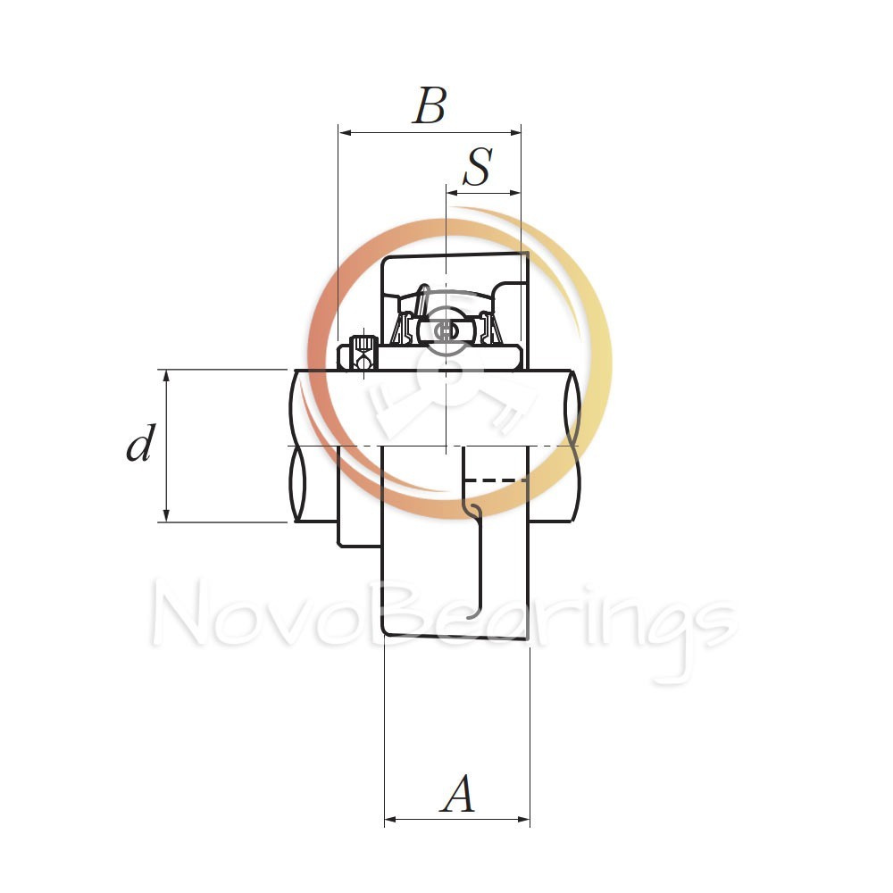 UCFL205 2-bolt Flanged Mounted Bearing Unit for 25 mm shaft by SNR brand