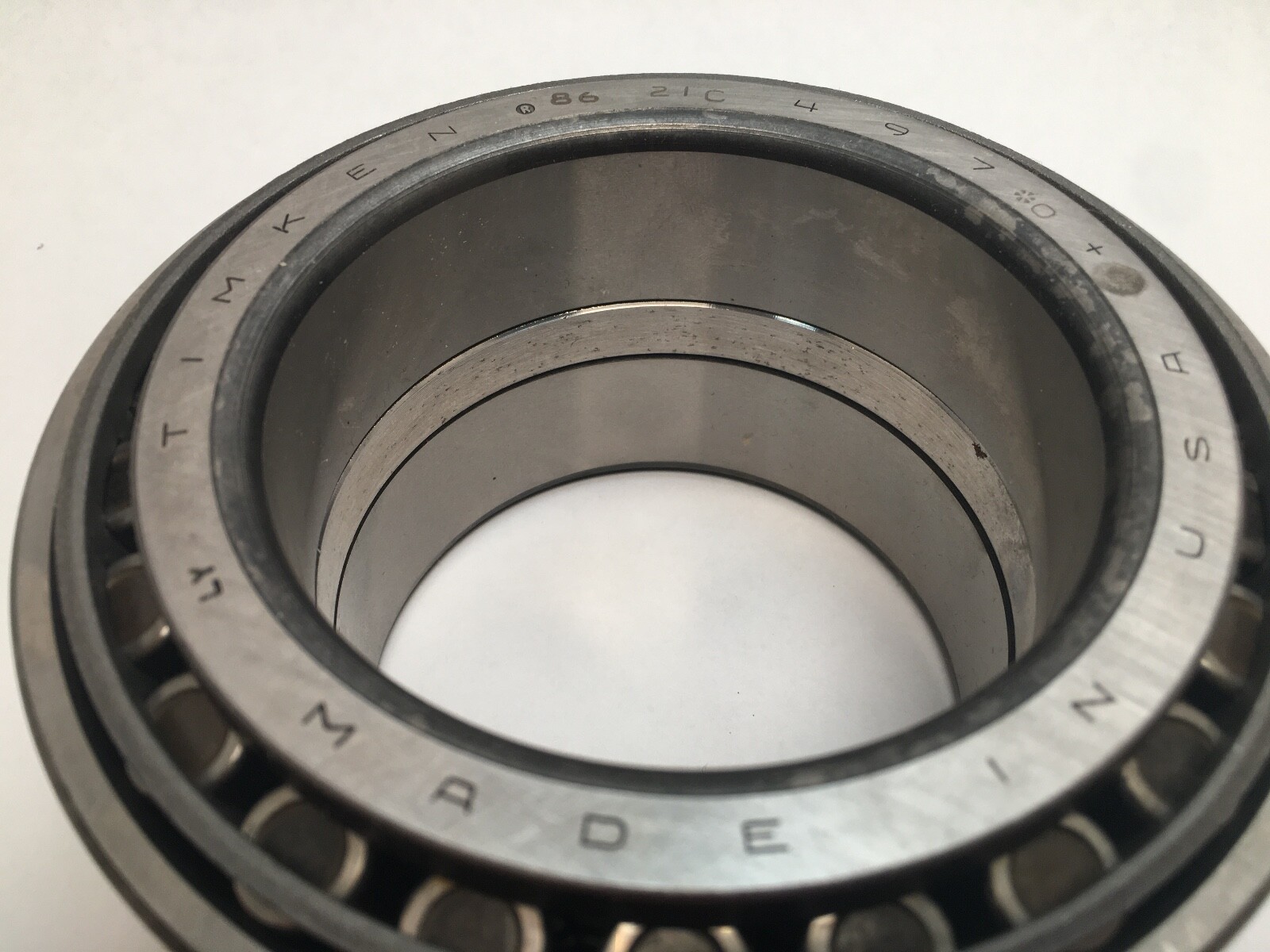 Timken 497-90293 Double Taper Bearing Cone & Cup 3-3/8″ ID 5-3/8″ OD 493DC USA