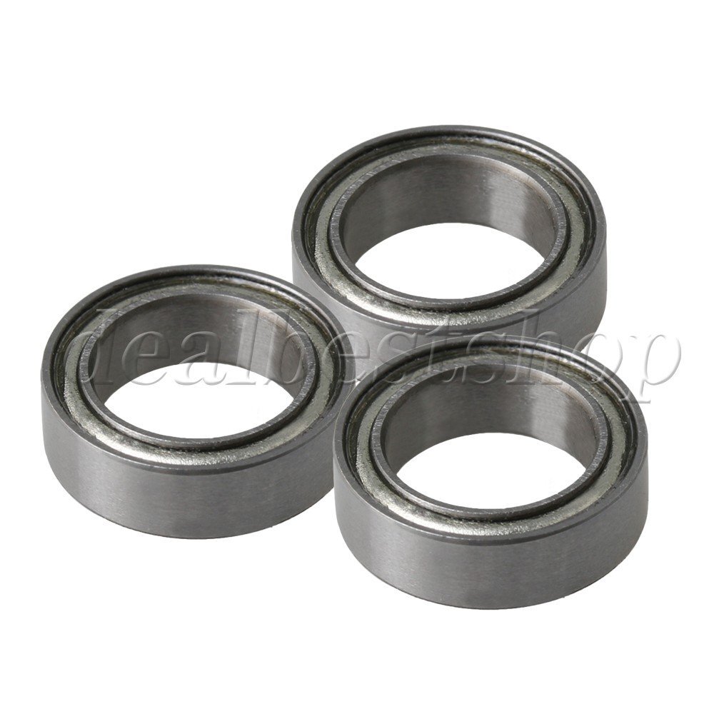 60pcs 8x12x3.5mm MR128ZZ Metal Micro Miniature Ball Bearing Bearings