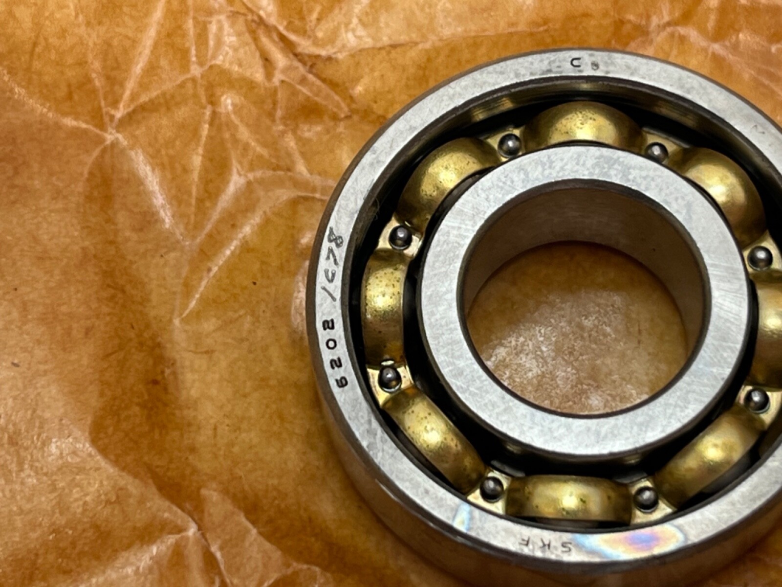 SKF 6202AYC78 Ball Bearing 17x40x12 mm 6202-P5 6202-AY-C78 ABEC5 USA