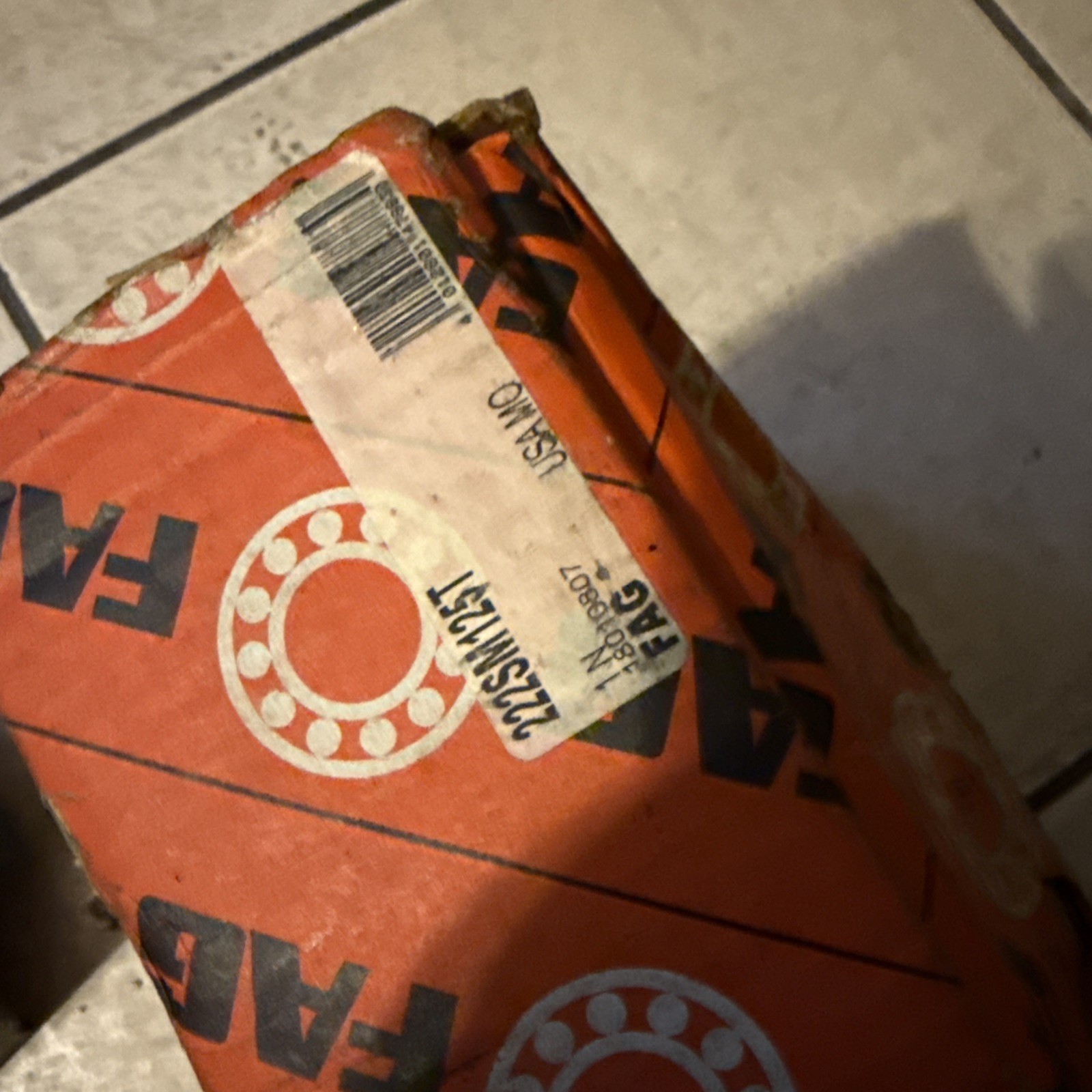 222SM125 FAG Split Spherical Roller Bearing FAG 222.SM.125-TVPA 125x250x68mm