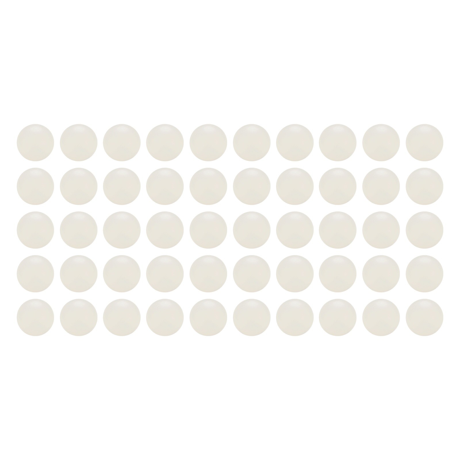 50Pcs Nylon Bearing Balls 9/32″ 7.144mm Polishing Ball, G2 Precision, White