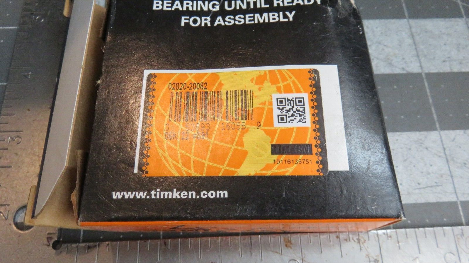 Timken 02820-20082 Tapered Roller Bearing Cup 2.8750 in OD 0.6875 in Width