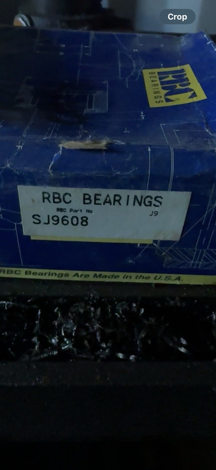 RBC SJ9608 (MR-56)- NEEDLE ROLLER BEARING, 3-1/2″ x 4-1/2″ x 2″