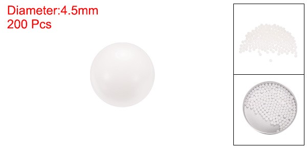 200pcs POM Bearing Balls 4.5mm Solid Plastic Bearing Balls