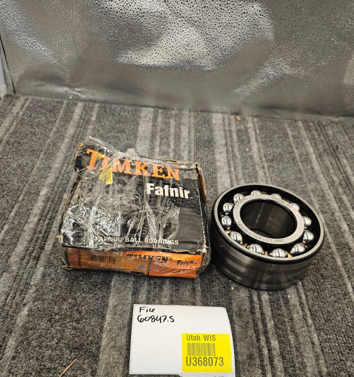 Timken Fafnir 5313WBR Double Row Angular Contact Bearing 65 mm Bore, 140 mm OD