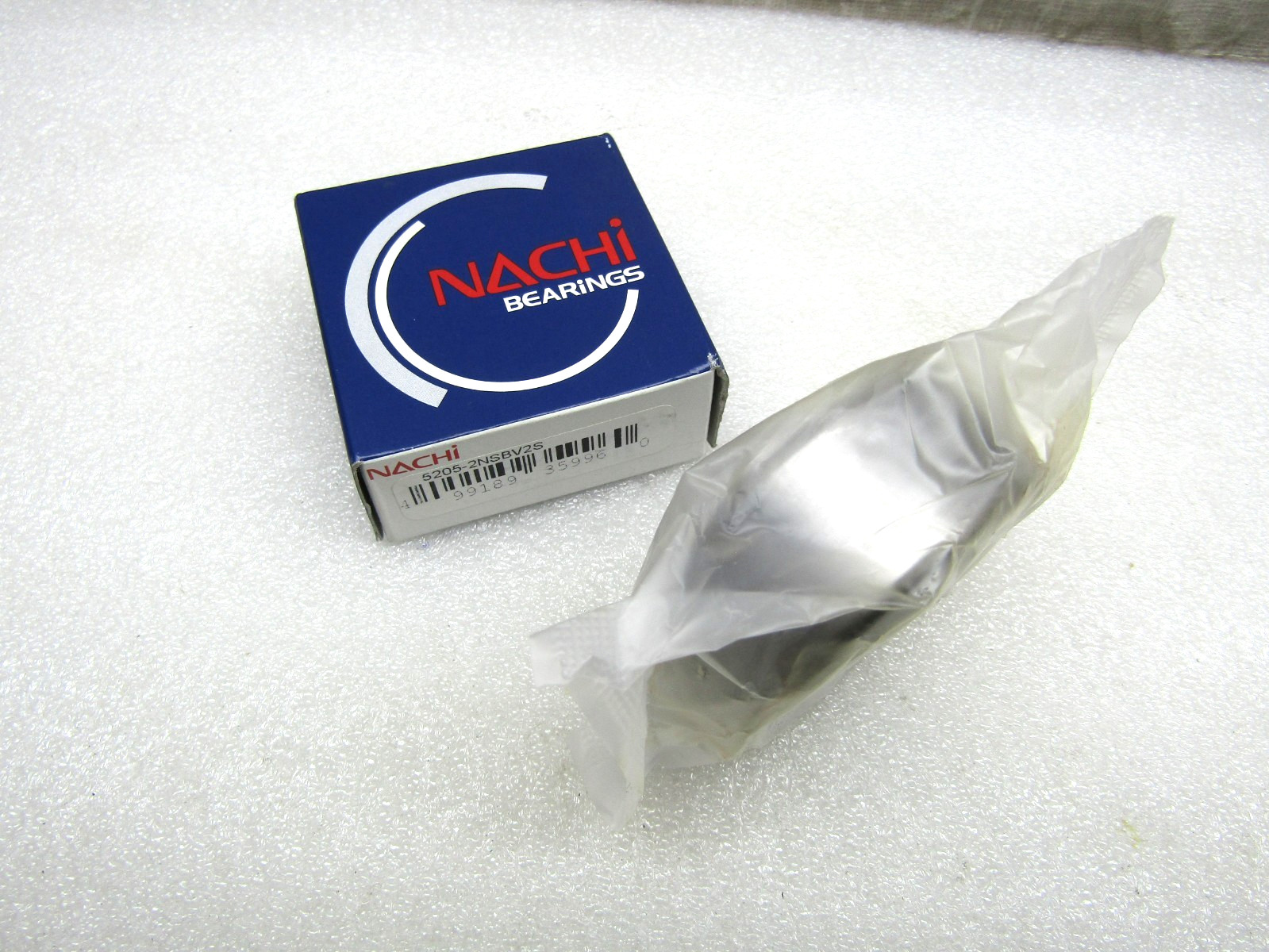 Nachi 5205-2NS BV2S 25mm x 52mm x 20.6mm (13/16″) Sealed Angular Contact Bearing