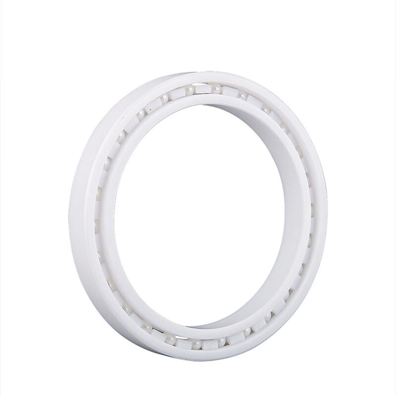 Zirconia All Ceramic Bearing Thin Wall with PTFE Retainer Non-Magnetic Insulated