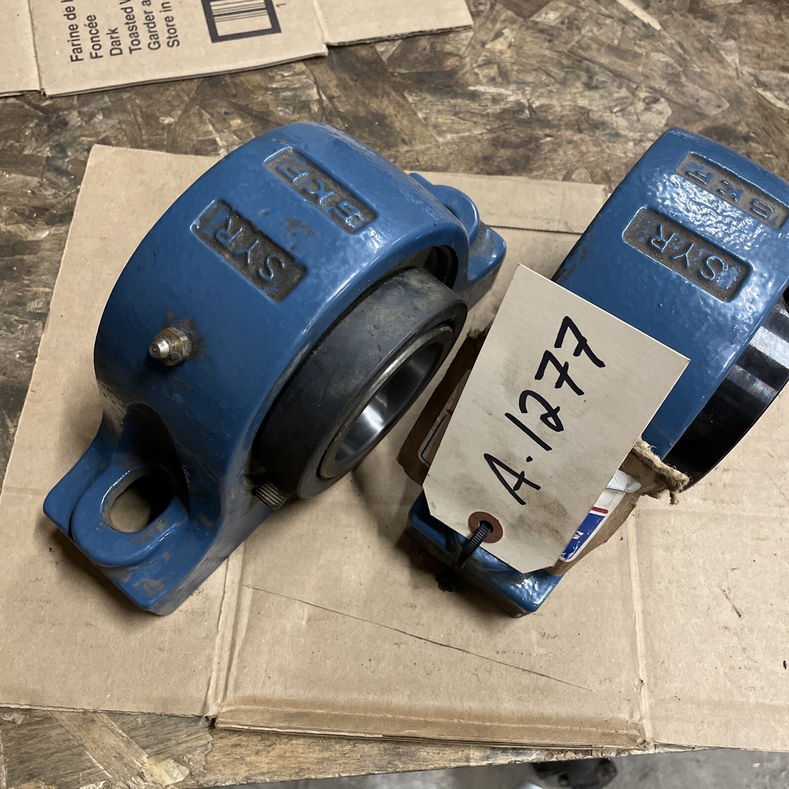 NOS PILOT BLOCK BEARING SET OF 2 SKF SYR 2.7/16 PILOT BEARING