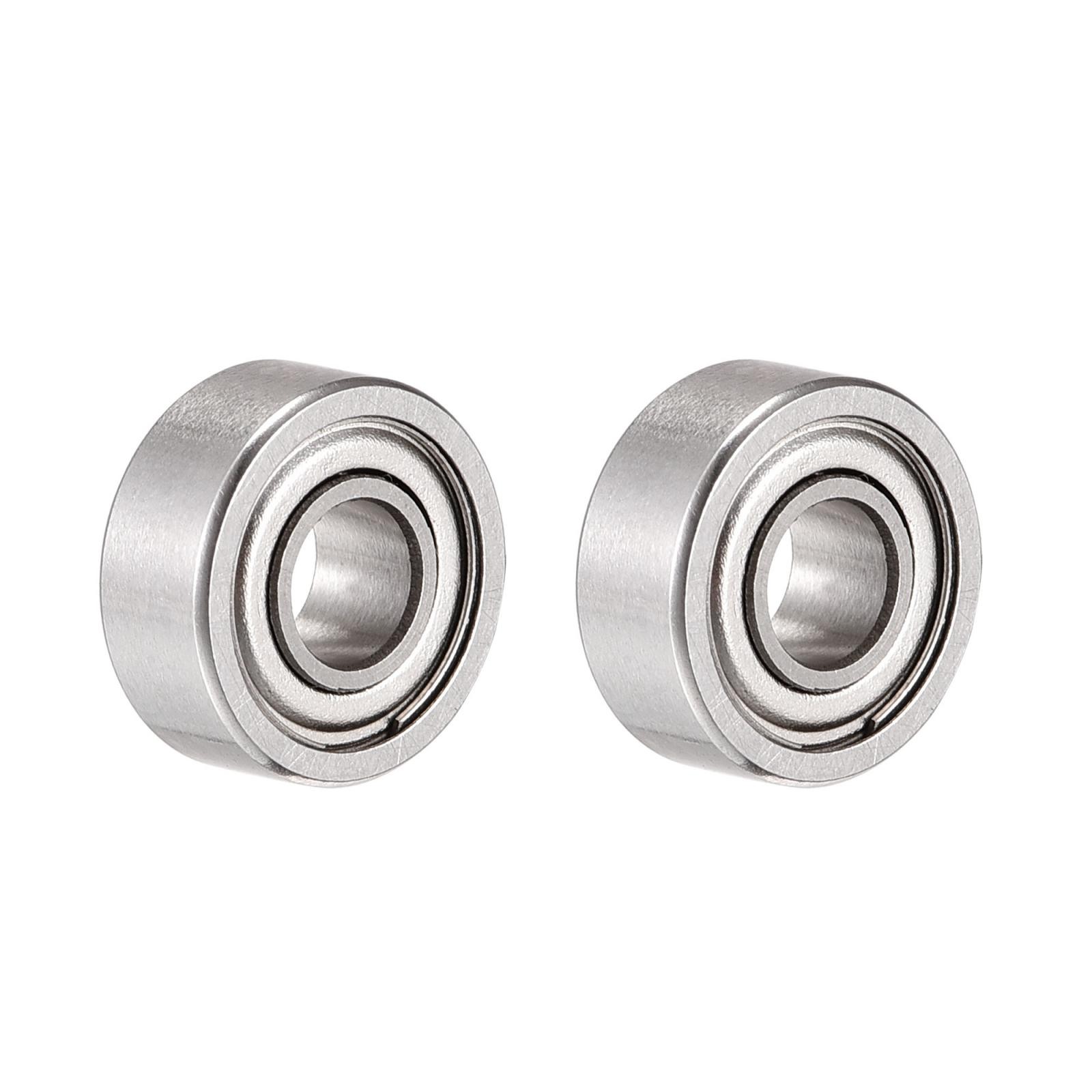 SMR104ZZ Stainless Steel Ball Bearing 4x10x4mm Double Shielded Bearings 2pcs