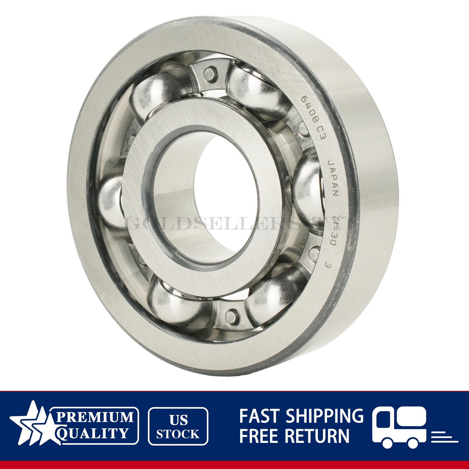 NEW For KOYO Deep Groove Ball Bearing 6408 C3 Open Type No Seals 40x110x27 mm US
