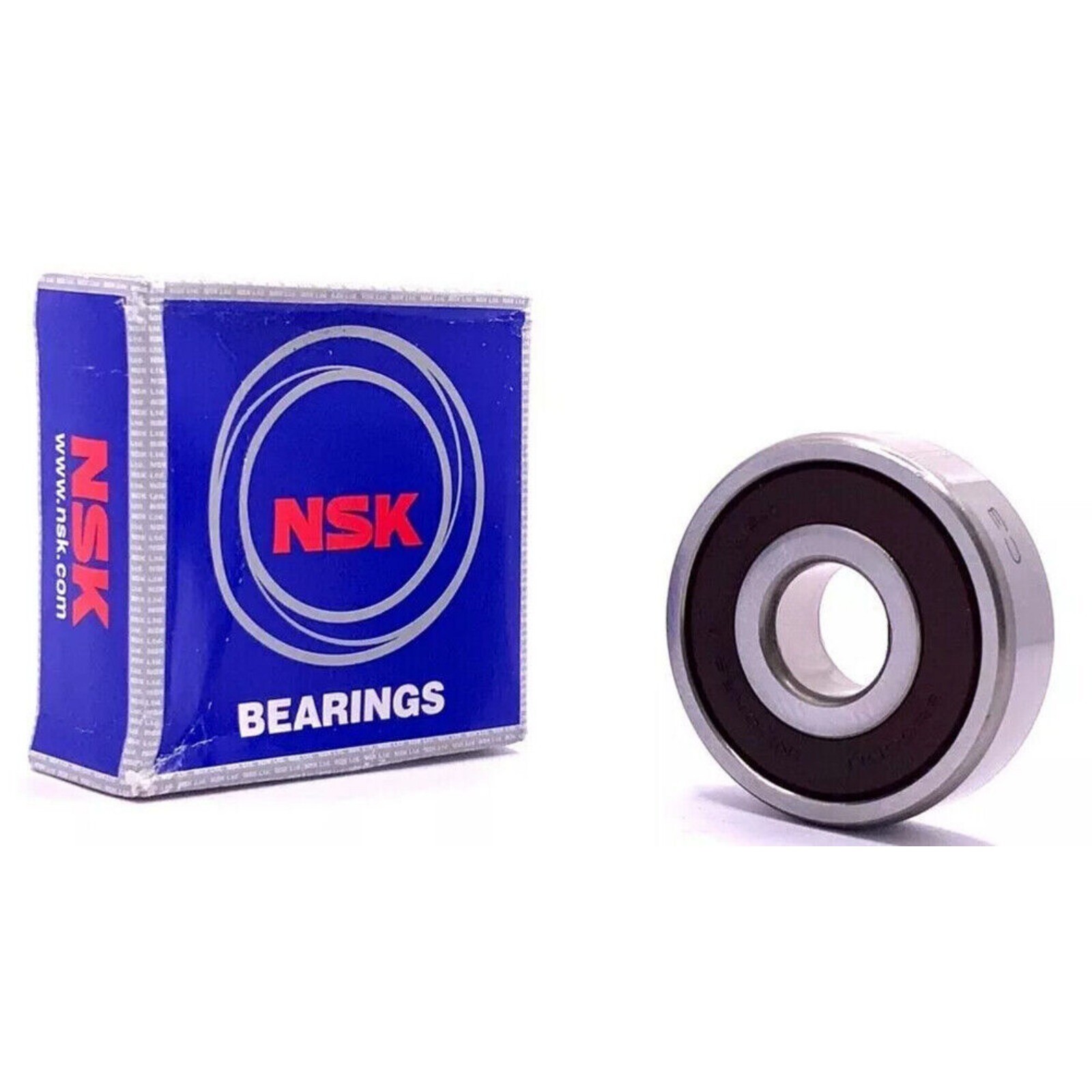 NEW NSK 6203 2RS C3 2 PACK Deep Groove Ball Bearing 17x40x12 Mm Free Shipping