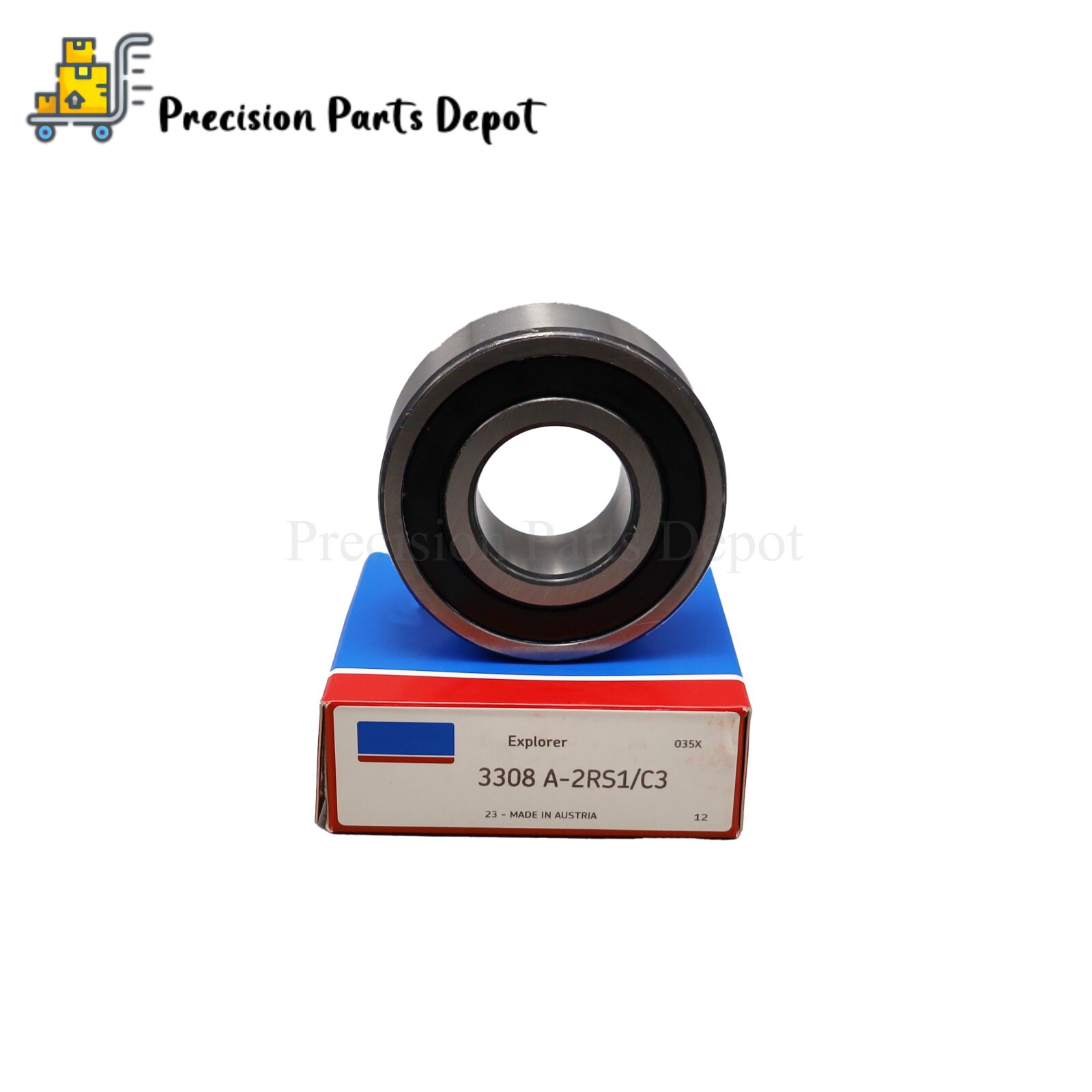 Double Row Angular Contact Ball Bearing 40x90x36.5mm Fits For SKF 3308 A 2RS1/C3