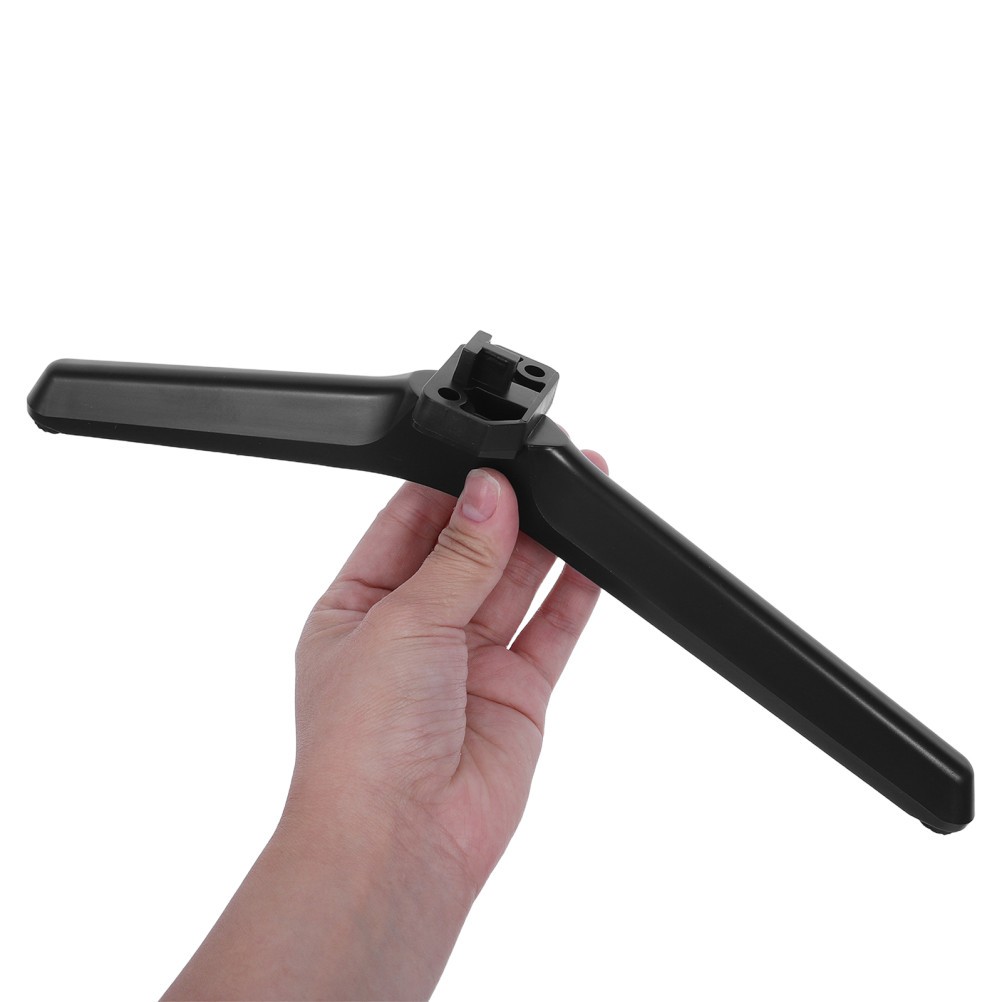 1 Pair TV Mount Stand Base Plastic Feet for TV with Wide Compatibility Black