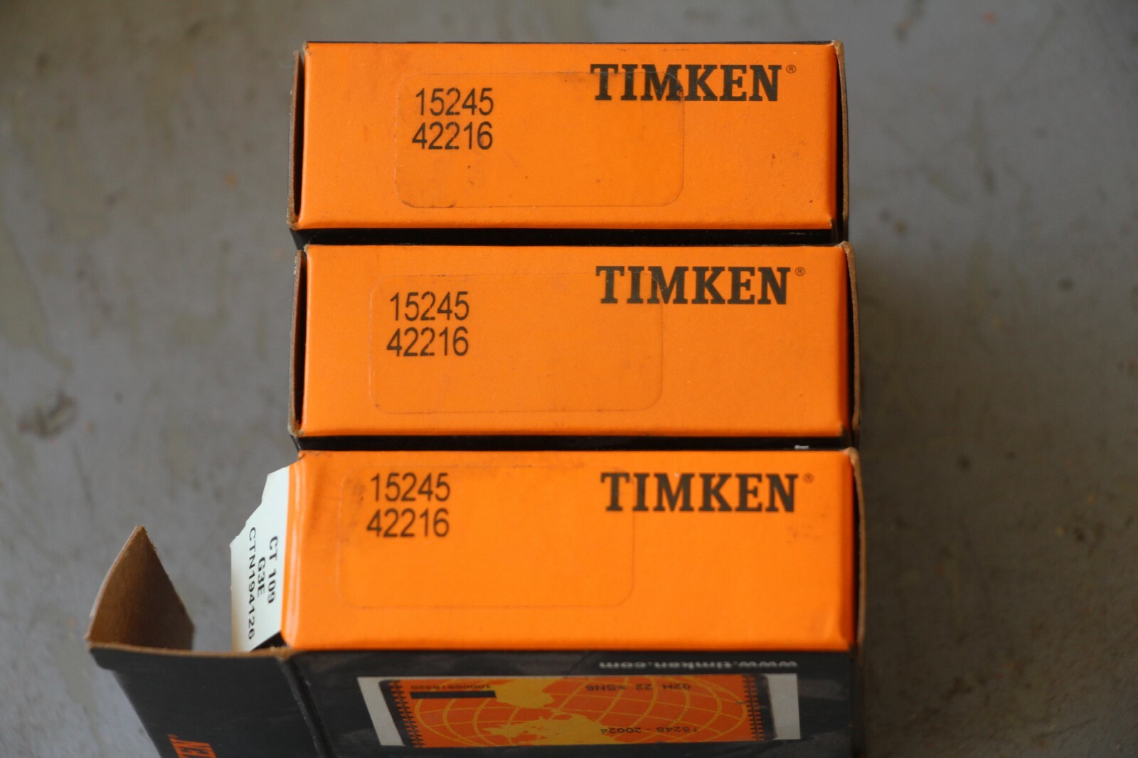 New In Box, Timken 15245 Bearing Cup, 2.4409″ OD, 9/16″ W, 42216 Urschel, BFF