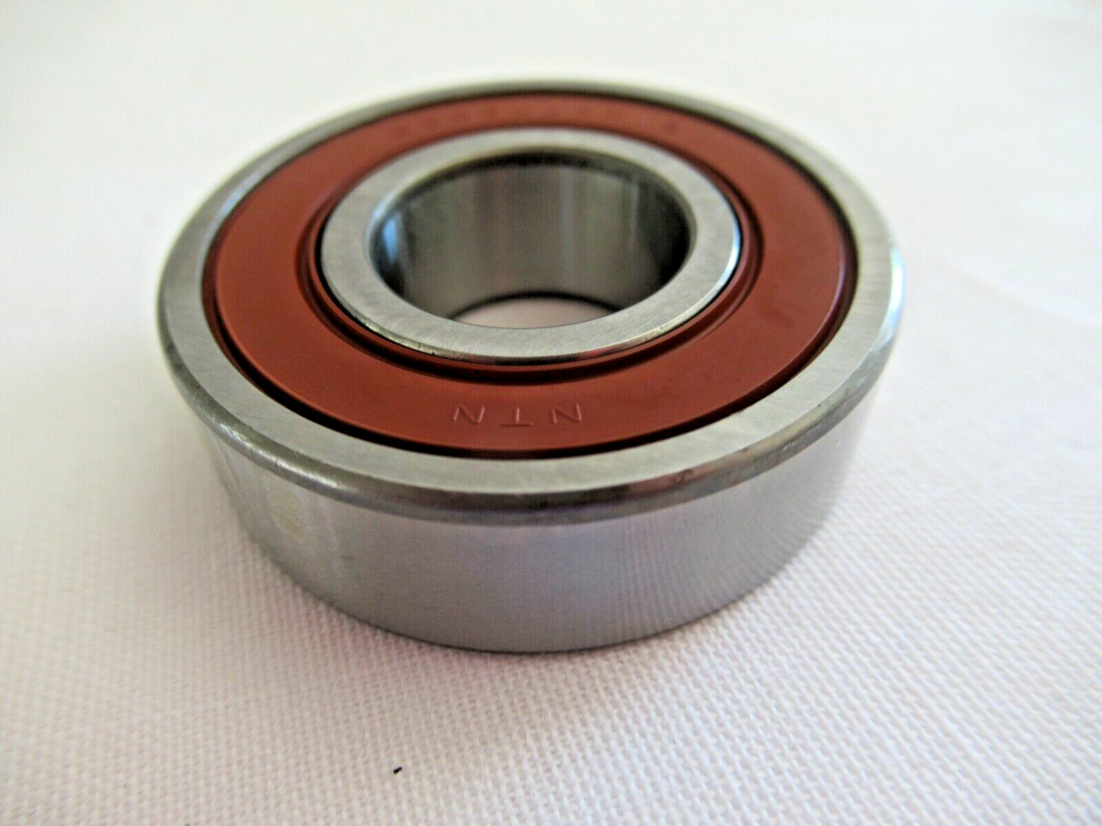 (TWO) NTN 6203LLU Deep Groove Single Row Radial Ball Bearing, C3, Double Sealed