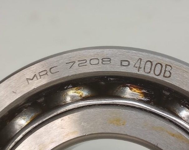 MRC 7208D400B Angular Contact Ball Bearing 40X80X18mm (Pack of 2)