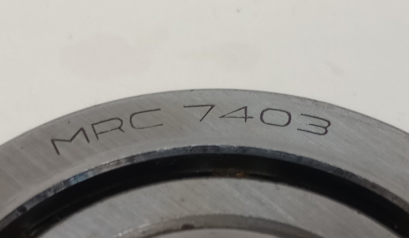 MRC 7403 Angular Contact Ball Bearing 17mm ID X 62mm OD X 17mm W