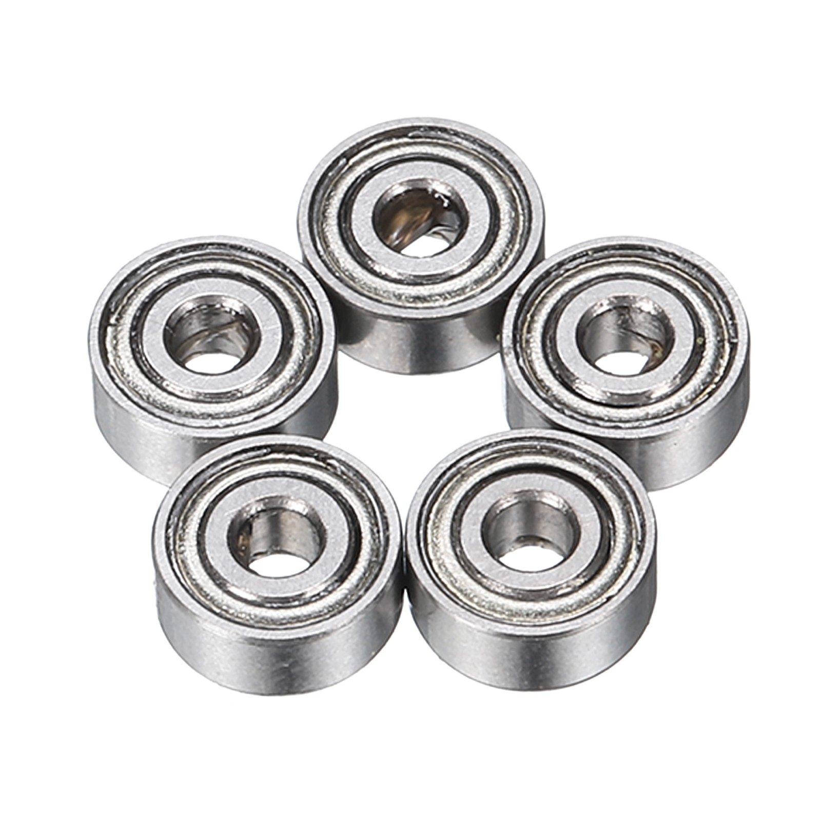 5pcs MR62ZZ Bearings 2x6x2.5mm Chrome Steel Mini Bearing Double Shielded, ABEC5