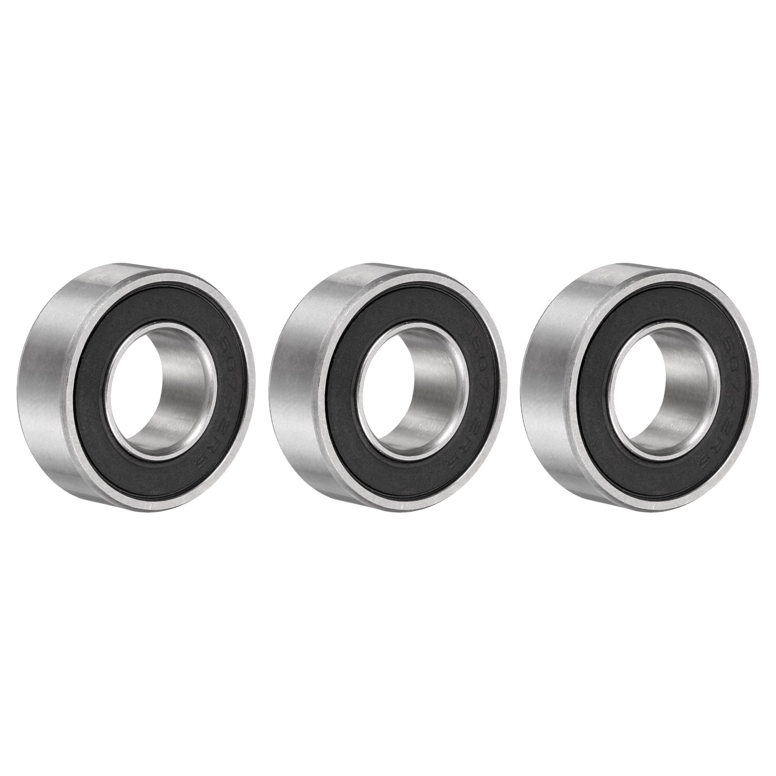 3pcs 1607-2RS Deep Groove Ball Bearing 7/16″ x 29/32″ x 5/16″ Z2 Double Rubber