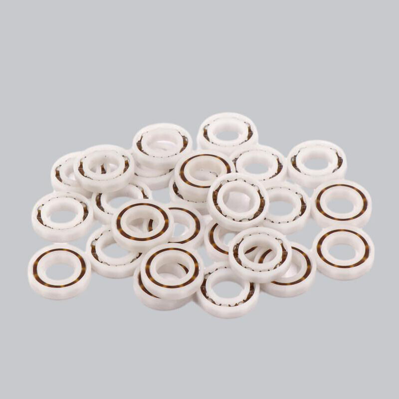 POM Plastic Bearing Glass Ball Bearings No Seal/Single Side Seal ID 10/5/12/15mm