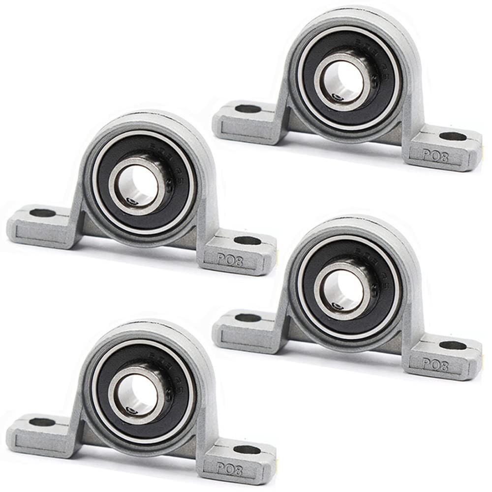 KP08 Bearing Zinc Alloy 8mm Bore 4pcs Pillow Block Insert Self-Aligning Japan
