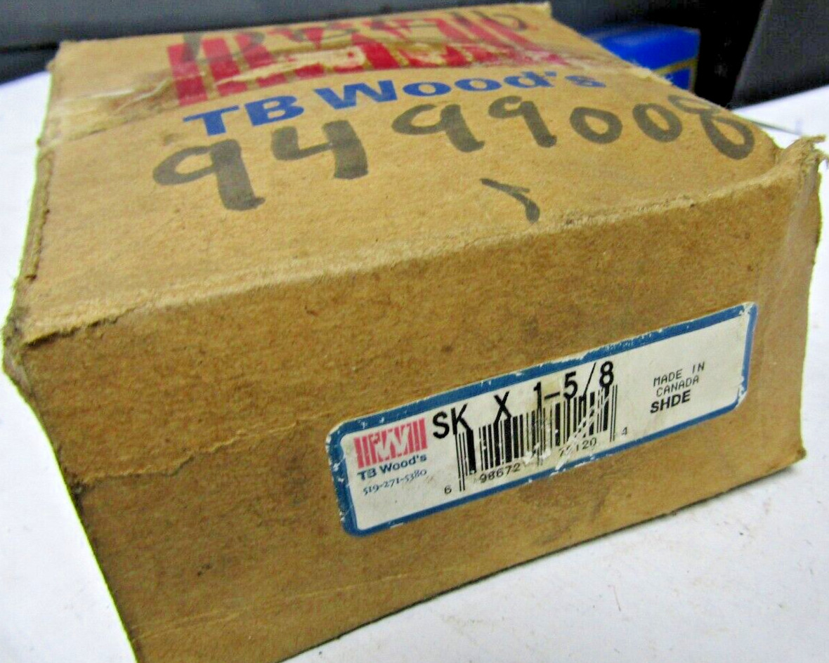 ✌ NEW TB WOODS SKX1 5/8 SG BUSHING SEALED
