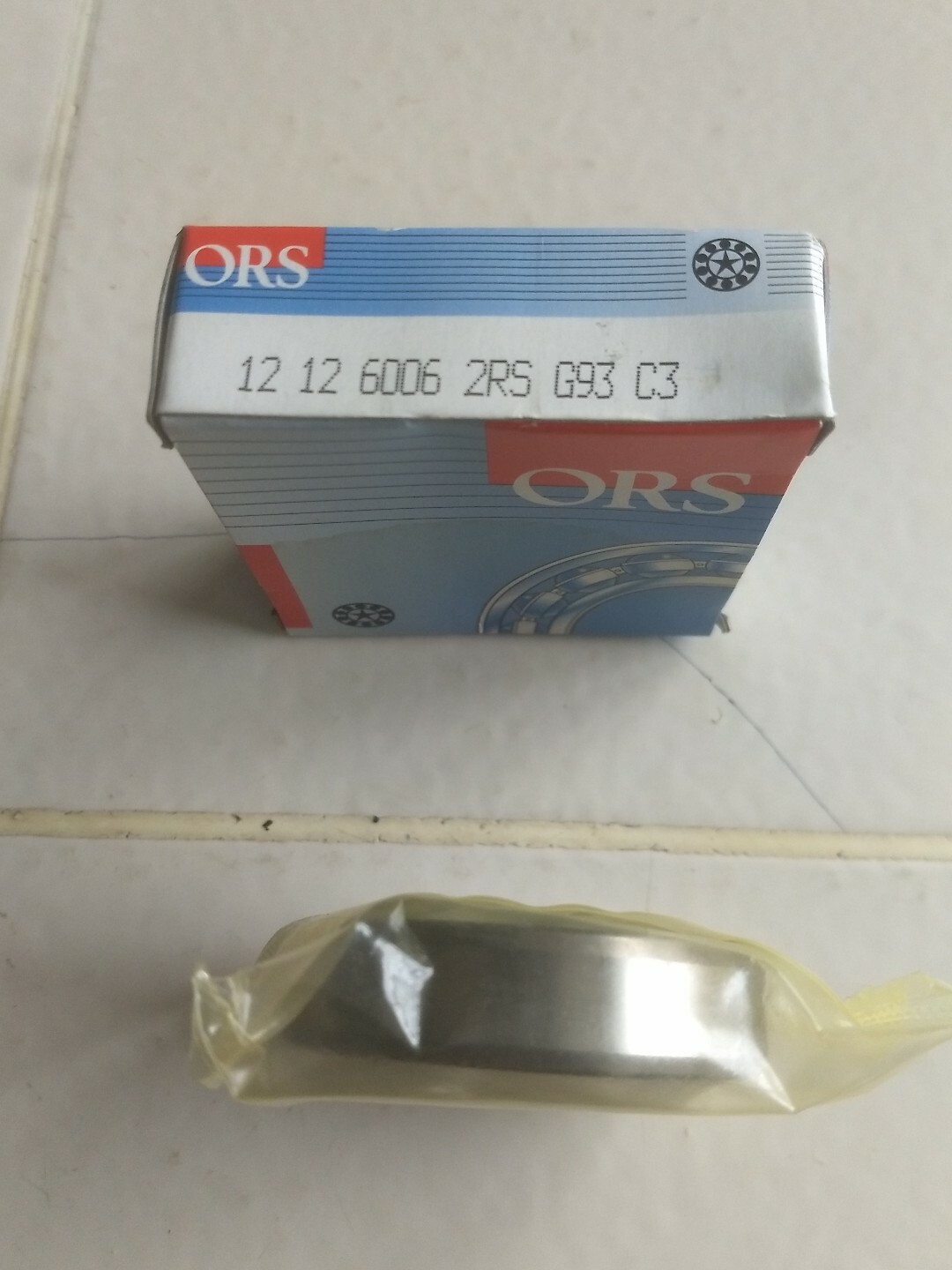 Lot of (4) ORS Deep Groove Ball Bearings 12 12 6006 2RS G93 C3