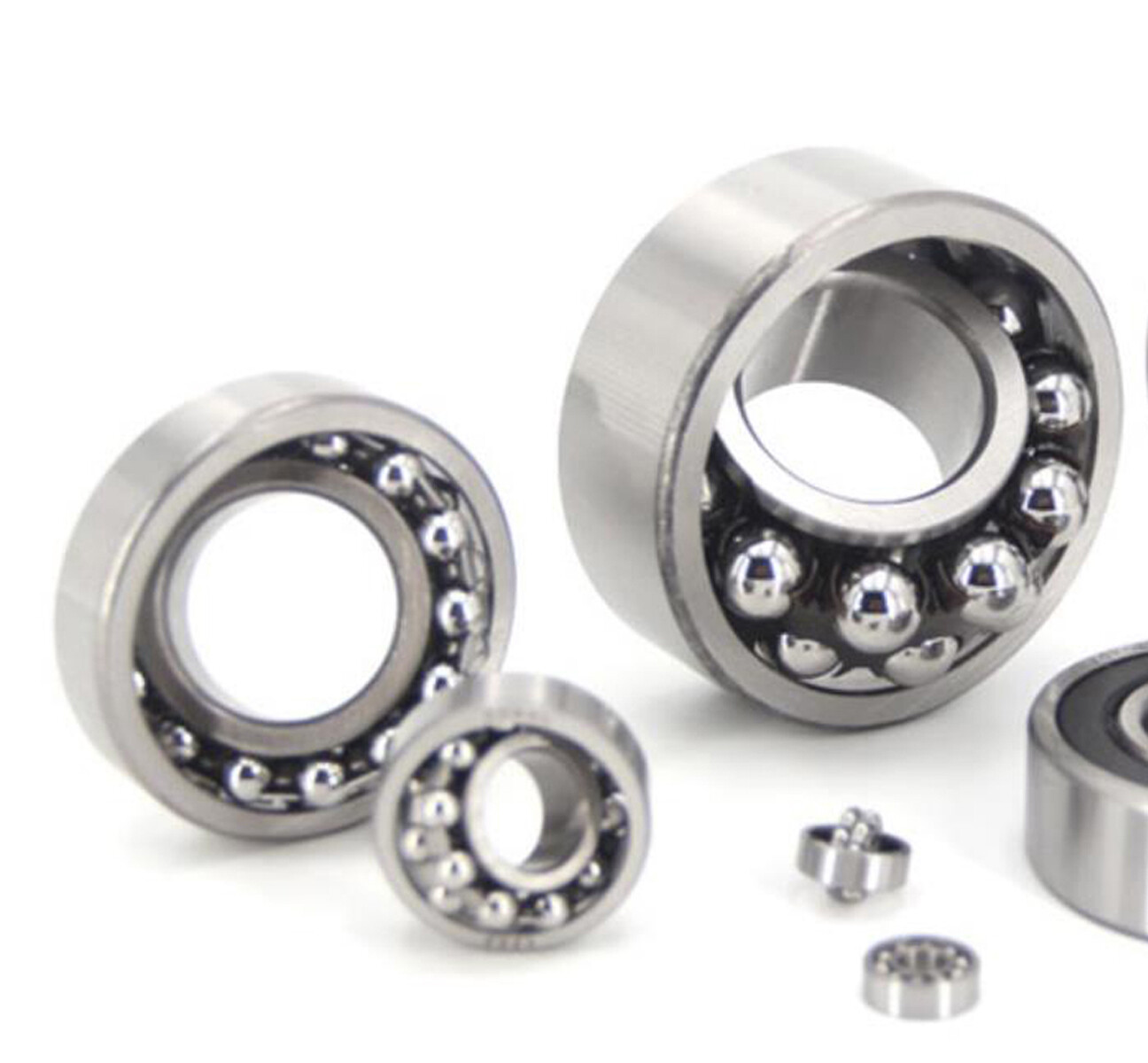 Self Aligning Ball Bearing Double Row Bearing Steel