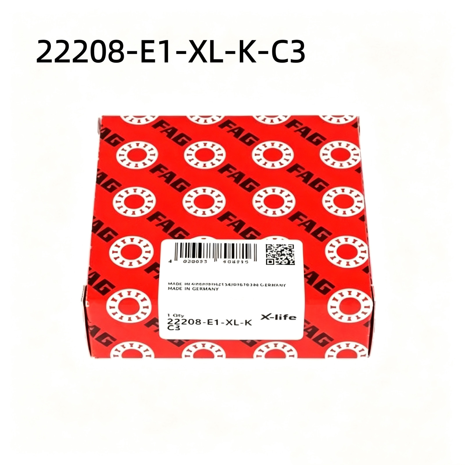 1PC New FAG 22208-E1-XL-K-C3 Self-aligning Roller Bearing Fast Delivery