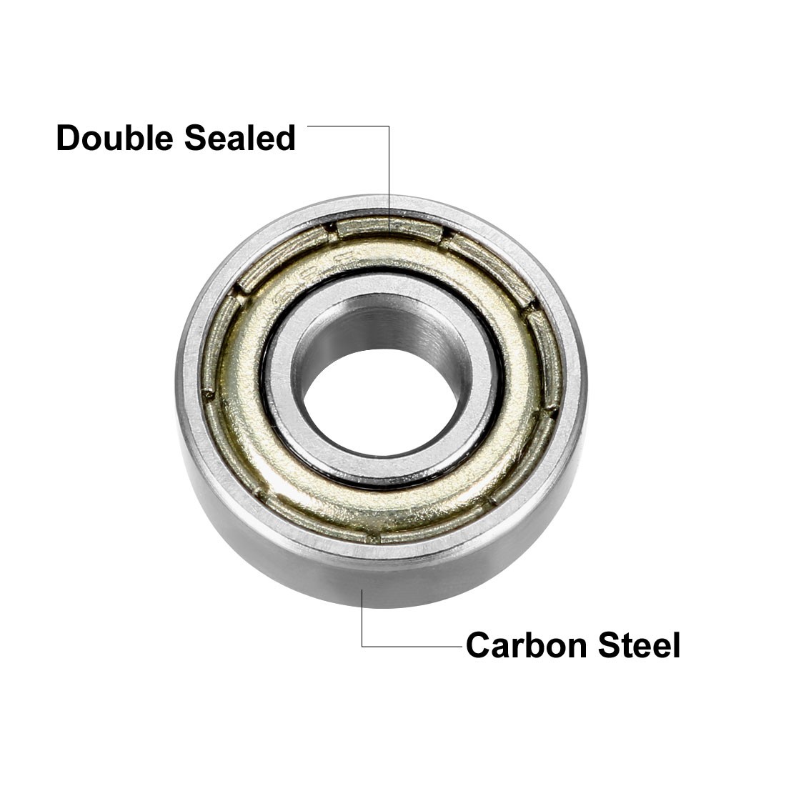 5x13x4mm Double Shield 695ZZ Deep Groove Ball Bearing Carbon Steel Bearing 20Pcs