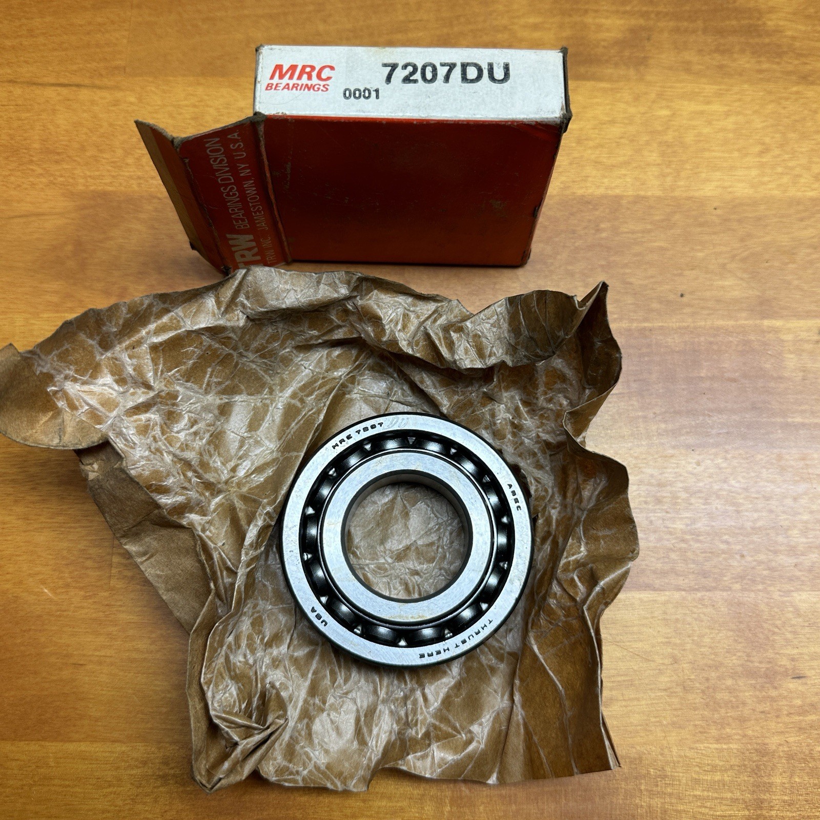 7207DU MRC New Angular Contact Ball Bearing