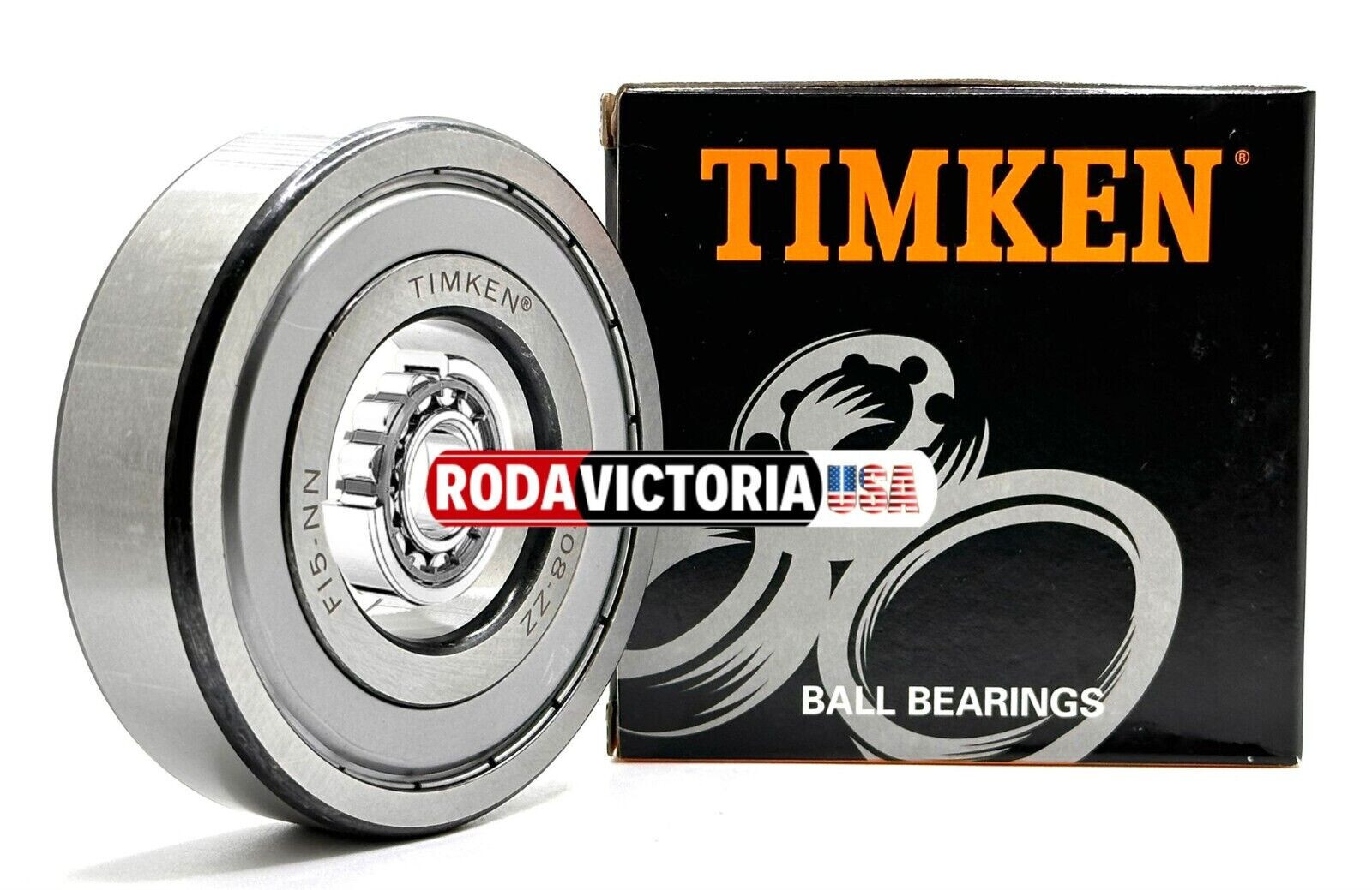 TIMKEN 6308 ZZ DEEP GROOVE BALL BEARING, METAL SHIELDED 40x90x23mm