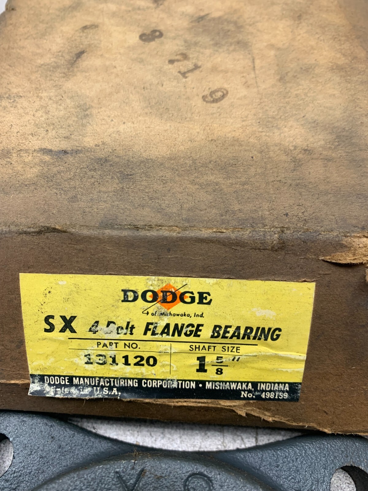 NEW IN BOX DODGE F4BSXR110 4-BOLT FLANGE BEARING 1-5/8″ BORE F4B-SXR-110 131120
