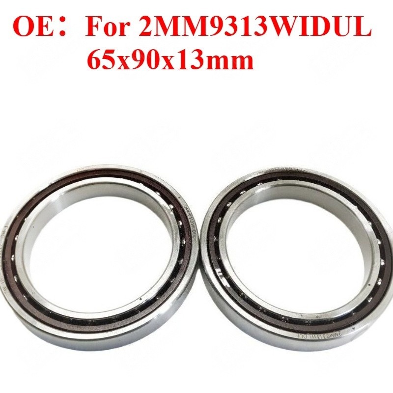 2Pcs 2MM9313WIDUL 65x90x13mm Angular Bearing For 2MM9313WI *