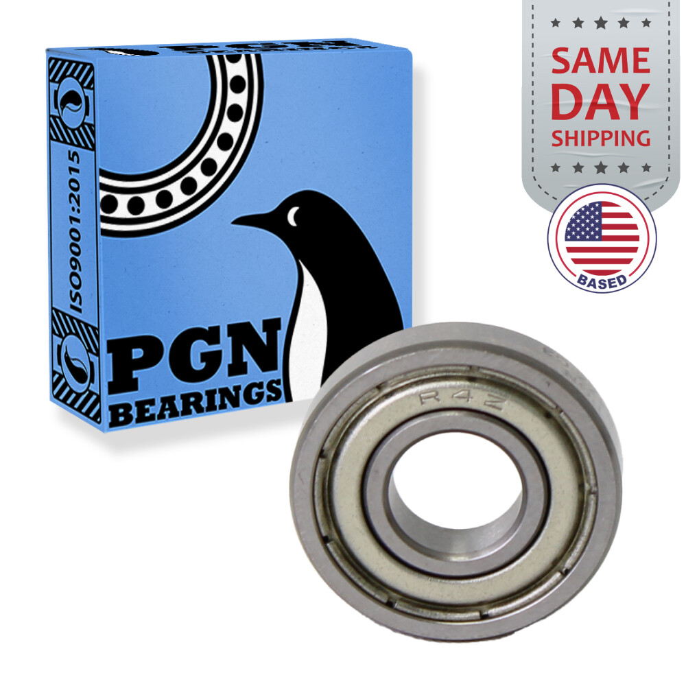 (30) R4-ZZ Premium Metal Shield Ball Bearing C3, 1/4″x5/8″x0.196″, R4z