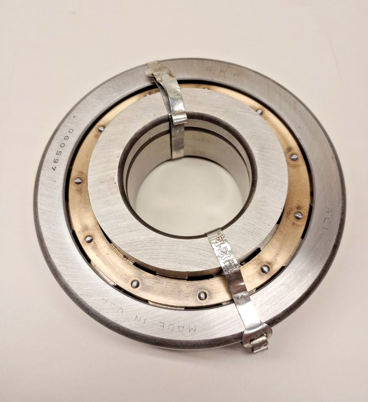 SKF 465090 Cylindrical Roller Bearing 55 ID x 140 OD x 33mm W Bronze Cage NJ411