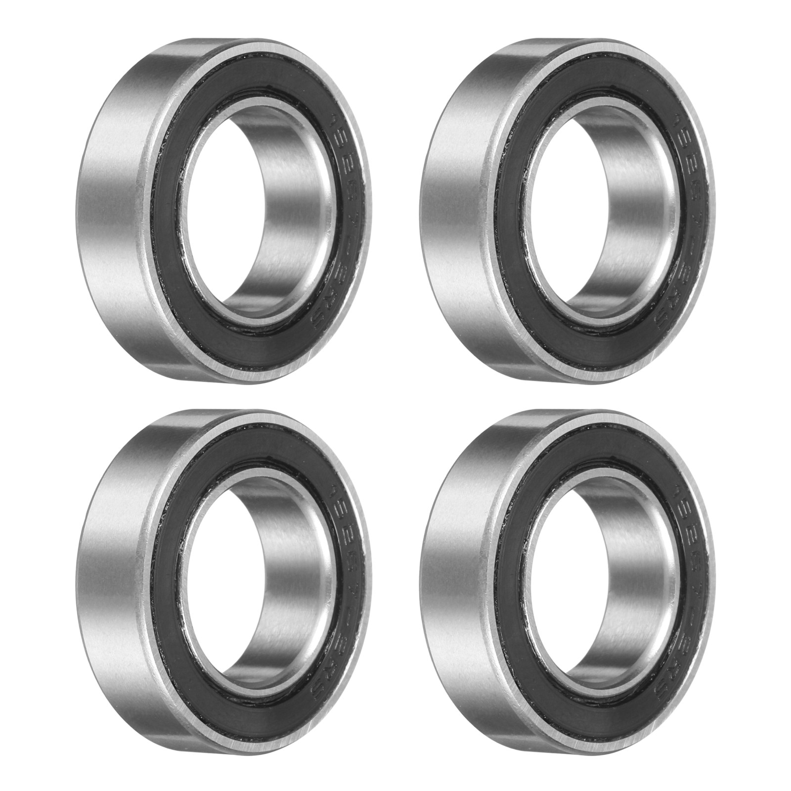 4pcs 15267-2RS Non-Standard Ball Bearings 15mm ID x 26mm OD x 7mm Thickness