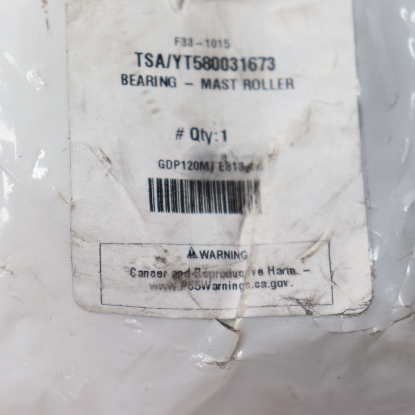Mast Guide Bearing YT580031673