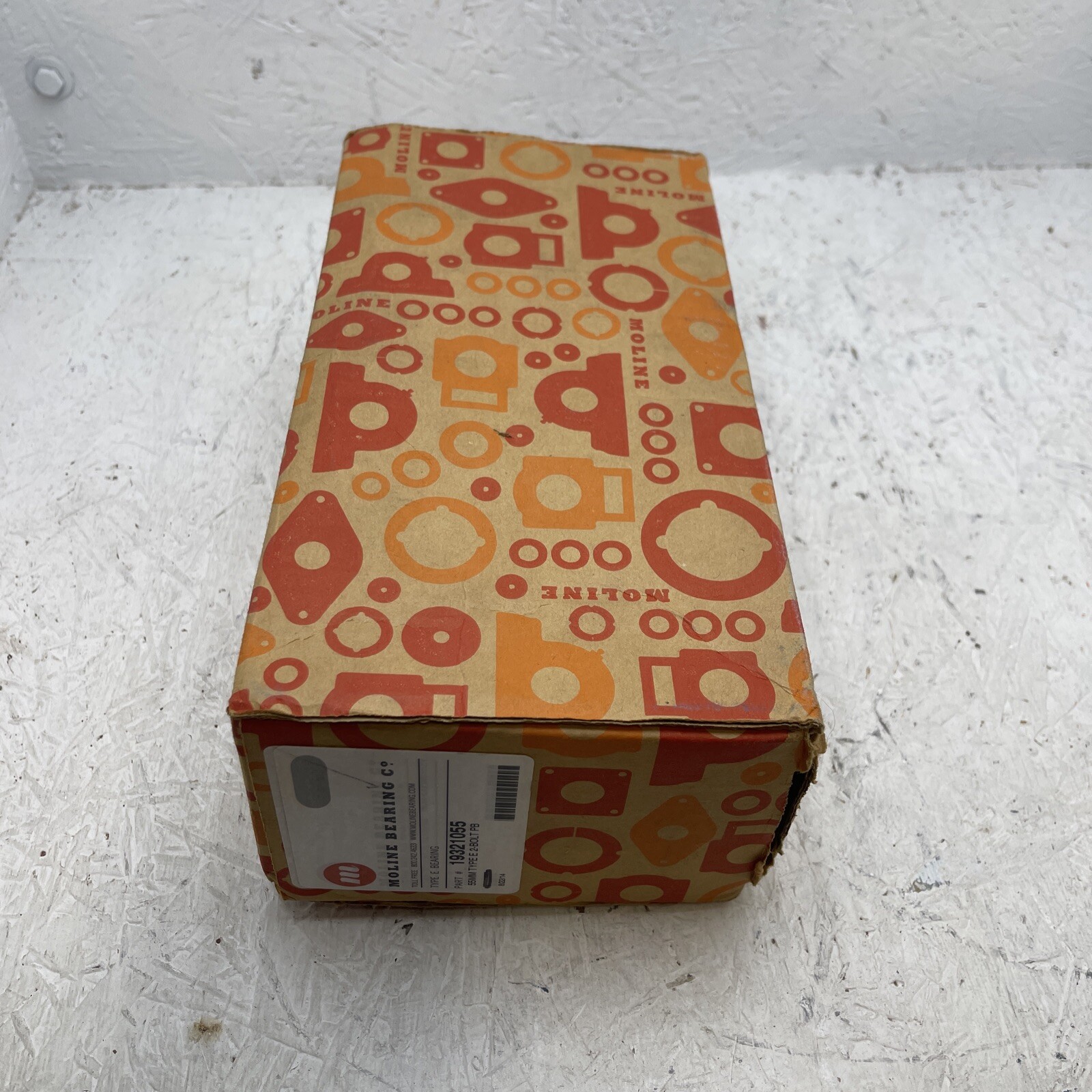 Moline Bearing 19321055 55MM TYPE E 2-BOLT PILLOW BLOCK